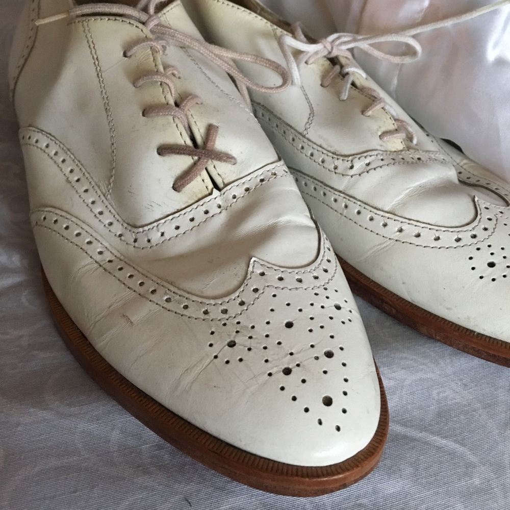 Thom Brown Vintage white oxfords